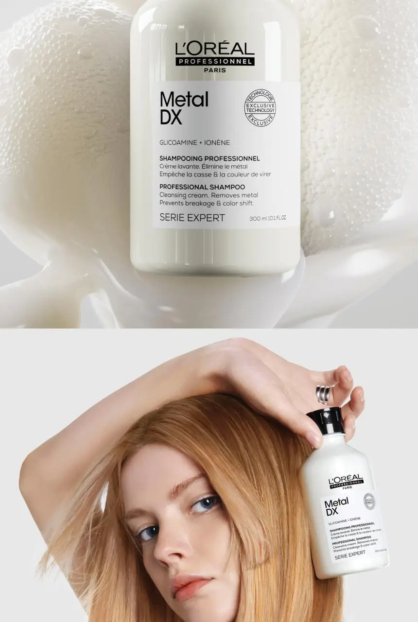 [손상모케어] 로레알 프로페셔널 메탈 디엑스 샴푸 500ml 기획 (+샴푸 100ml*2ea)/단품 상세페이지 3